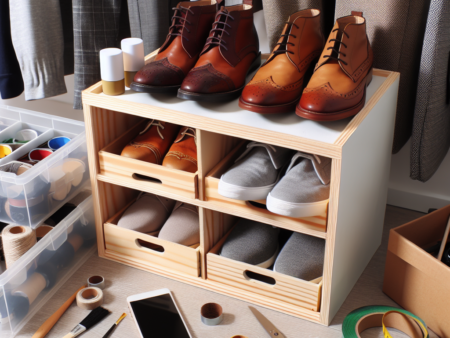 DIY: Membuat Tempat Penyimpanan Sepatu yang Stylish