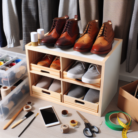 DIY: Membuat Tempat Penyimpanan Sepatu yang Stylish