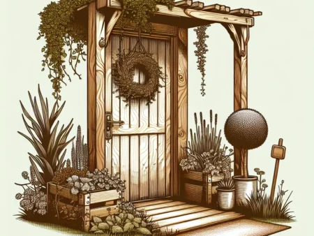 Proyek DIY untuk Menghias Pintu Masuk Anda dengan Gaya