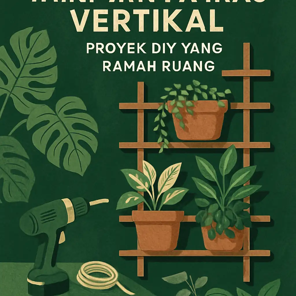 Menciptakan Tanaman Hias Vertikal: Proyek DIY yang Ramah Ruang